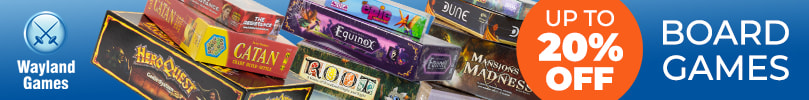 Até 20% nos jogos de tabuleiro nos jogos de Wayland